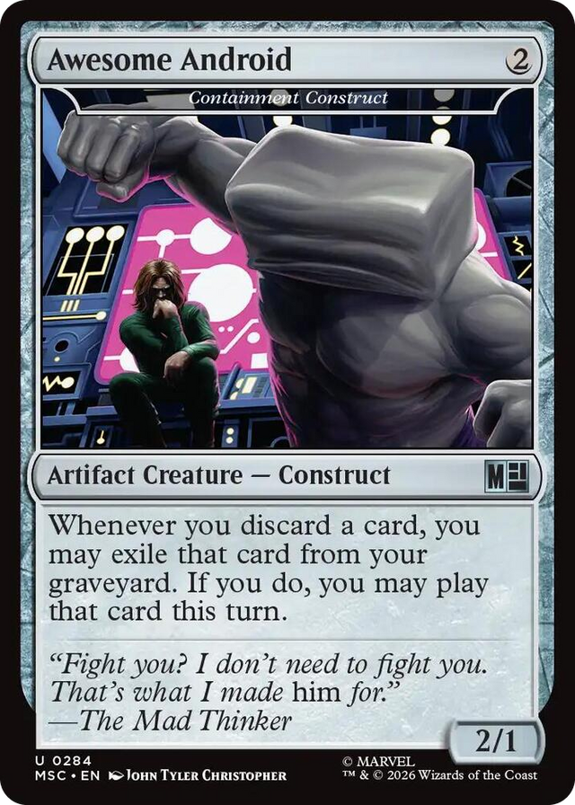 0284 Awesome Android - Containment Construct U Commander: Marvel Super Heroes