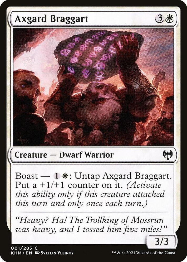 0001 Axgard Braggart C Kaldheim