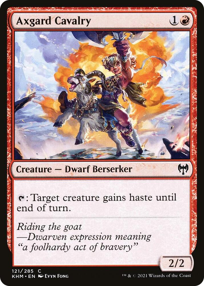 0121 Axgard Cavalry C Kaldheim