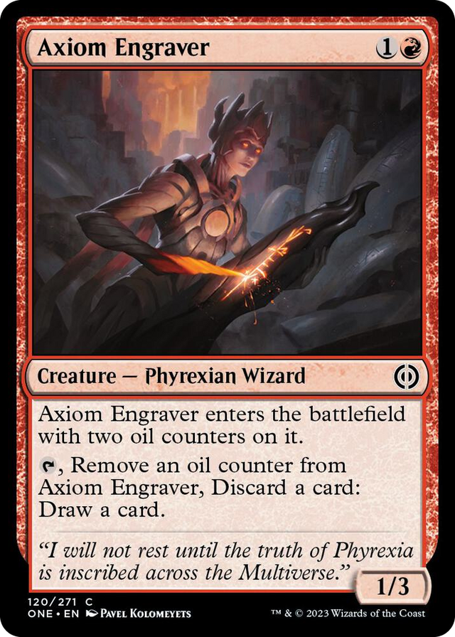 0120 Axiom Engraver C Phyrexia: All Will Be One