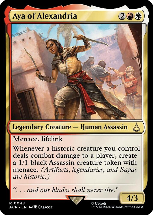0048 Aya of Alexandria R Universes Beyond: Assassin's Creed