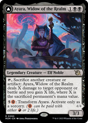 0090 Ayara, Widow of the Realm R March of the Machine