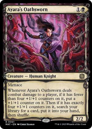 0061 Ayara's Oathsworn (Showcase) R March of the Machine: The Aftermath