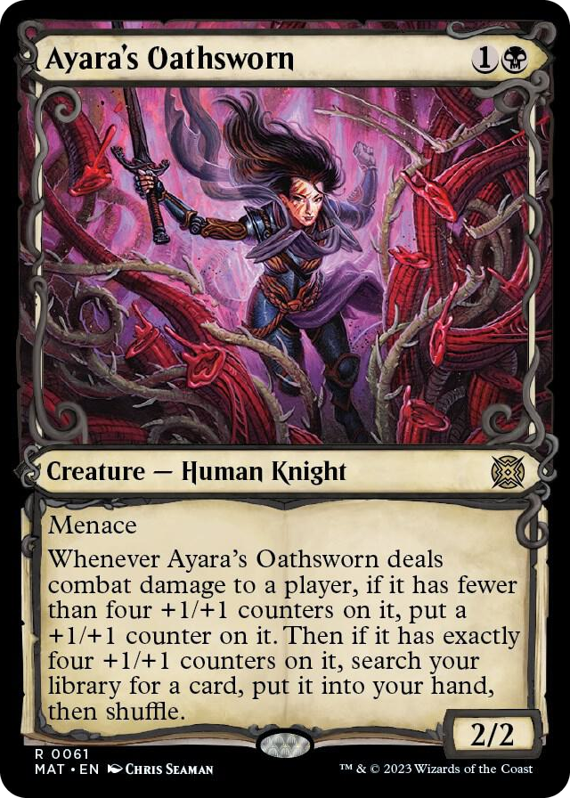 Ayara's Oathsworn (Showcase) #61 R - March of the Machine: The Aftermath Pokemon card