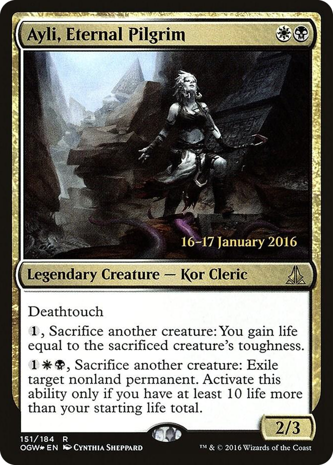 Ayli, Eternal Pilgrim #151 R - Prerelease Cards Pokemon card