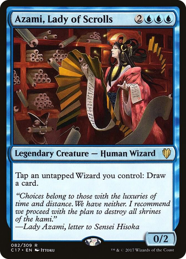 0082 Azami, Lady of Scrolls R Commander 2017