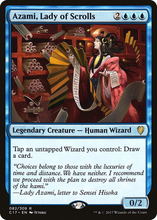 0082 Azami, Lady of Scrolls R Commander 2017
