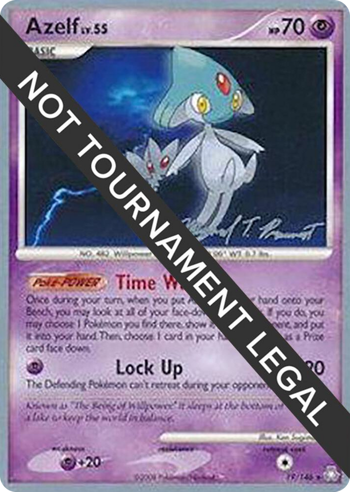 0019 Azelf - 2010 (Michael Pramawat) Rare World Championship Decks
