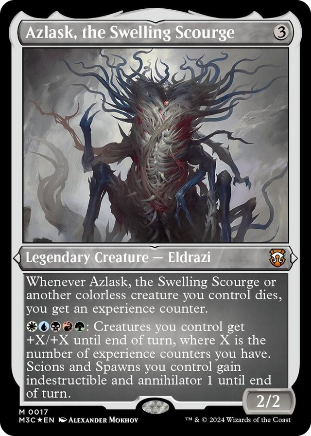 0017 Azlask, the Swelling Scourge (Foil Etched) M Commander: Modern Horizons 3