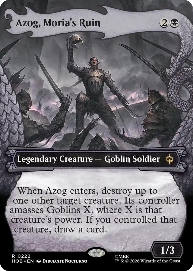 0222 Azog, Moria's Ruin (Showcase) R The Hobbit