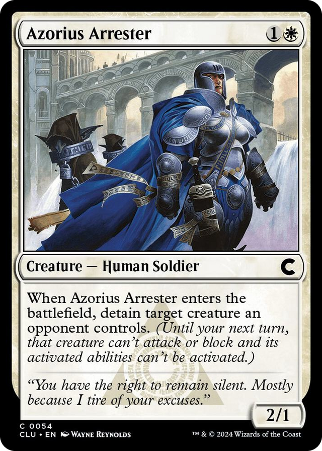 0054 Azorius Arrester C Ravnica: Clue Edition