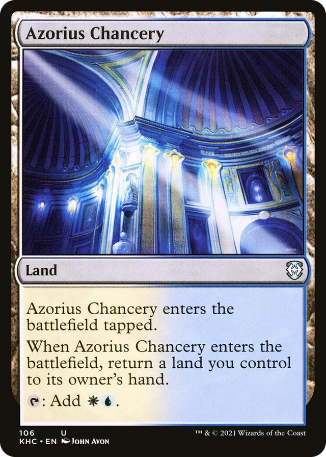 0106 Azorius Chancery U Commander: Kaldheim