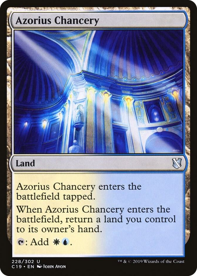0228 Azorius Chancery U Commander 2019