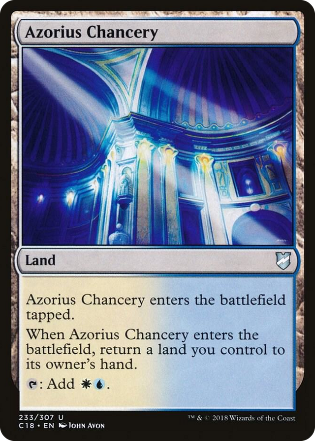 0233 Azorius Chancery U Commander 2018