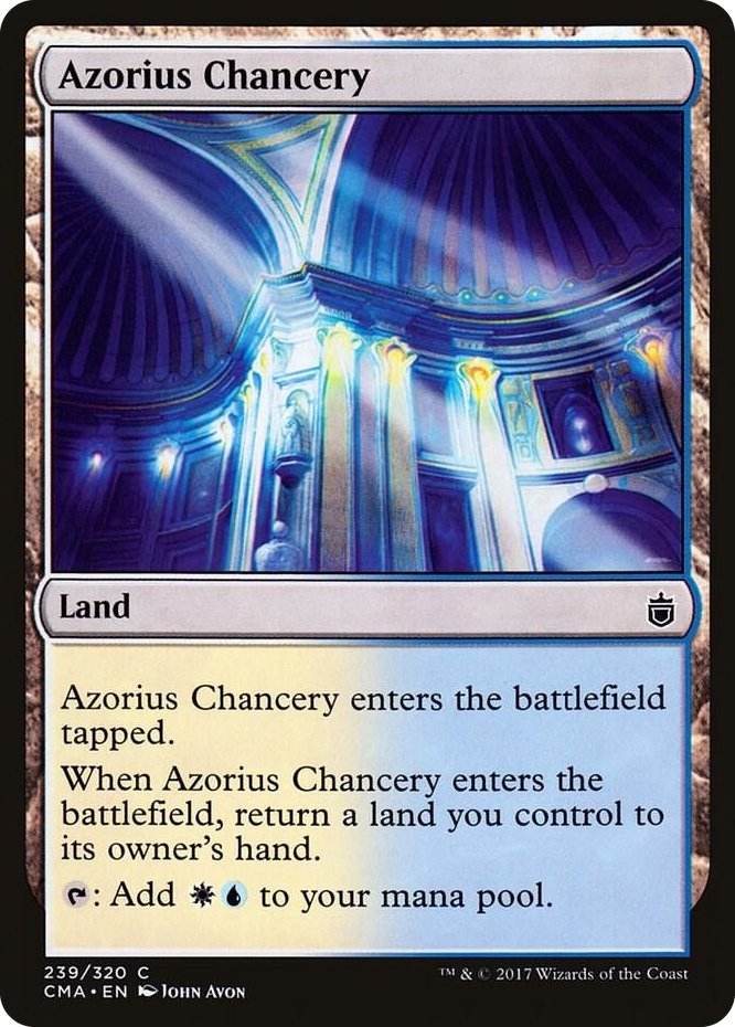 Azorius Chancery #239 C - Commander Anthology Pokemon card