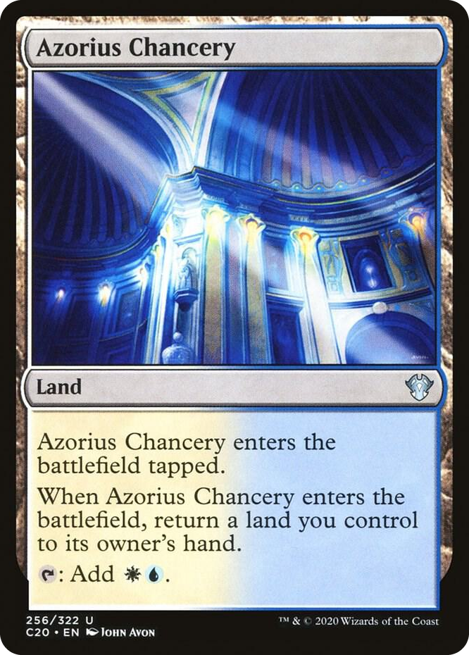 0256 Azorius Chancery U Commander 2020