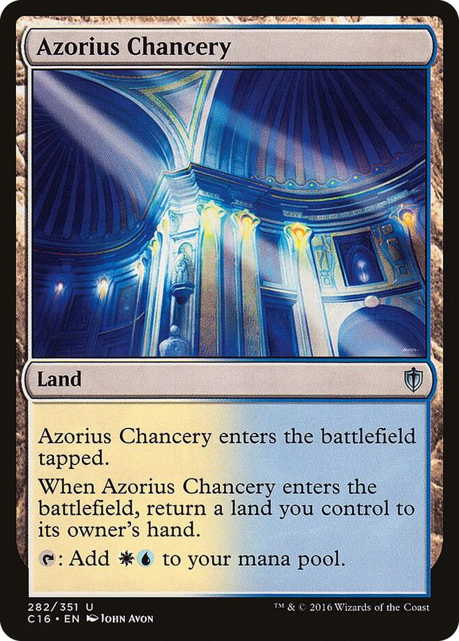 Azorius Chancery #282 U - Commander 2016 Pokemon card
