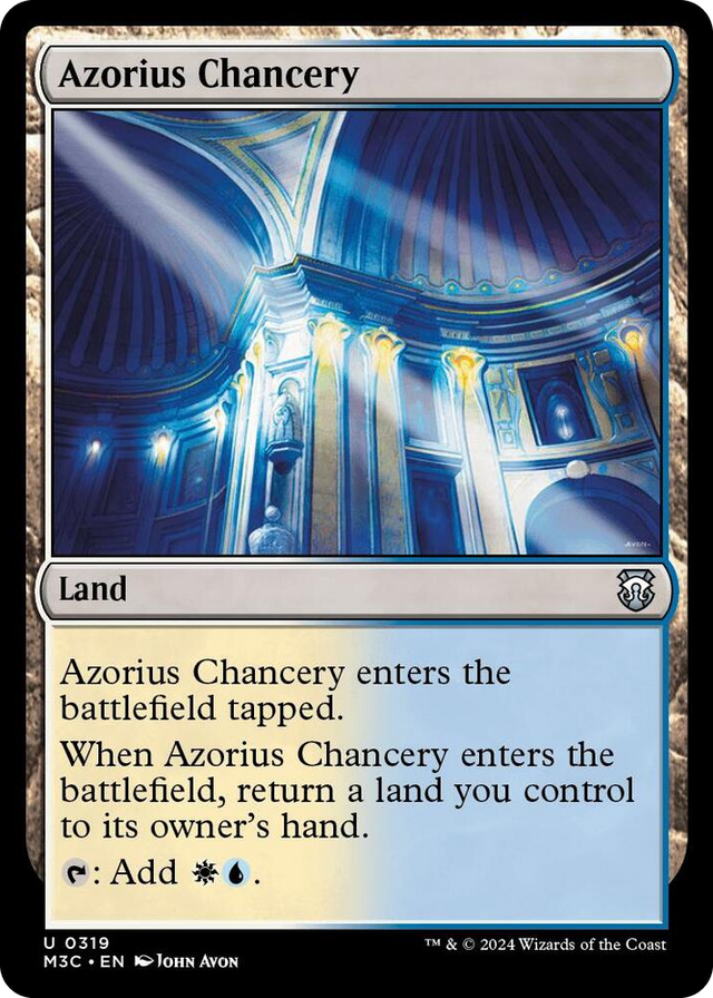 0319 Azorius Chancery U Commander: Modern Horizons 3