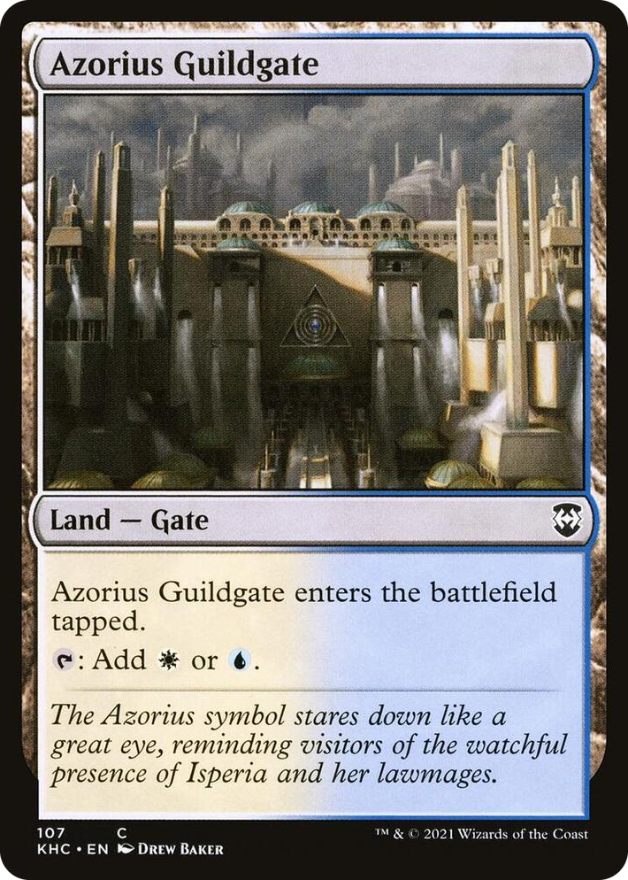 0107 Azorius Guildgate C Commander: Kaldheim
