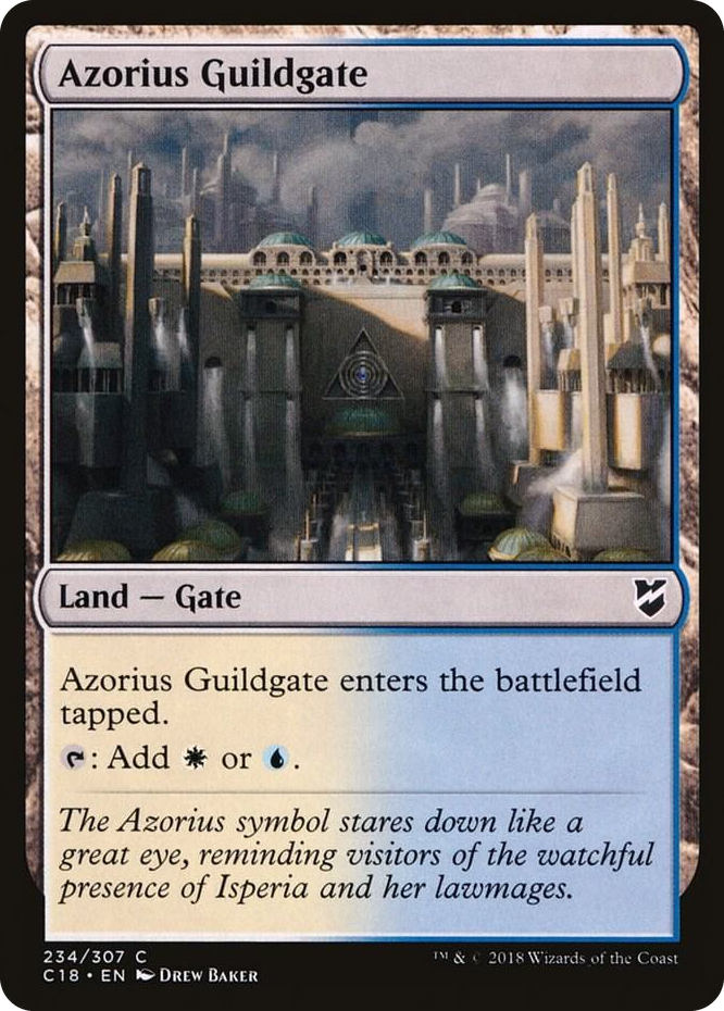 0234 Azorius Guildgate C Commander 2018