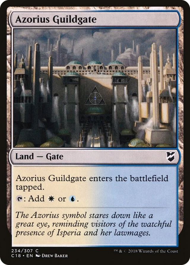 0234 Azorius Guildgate C Commander 2018