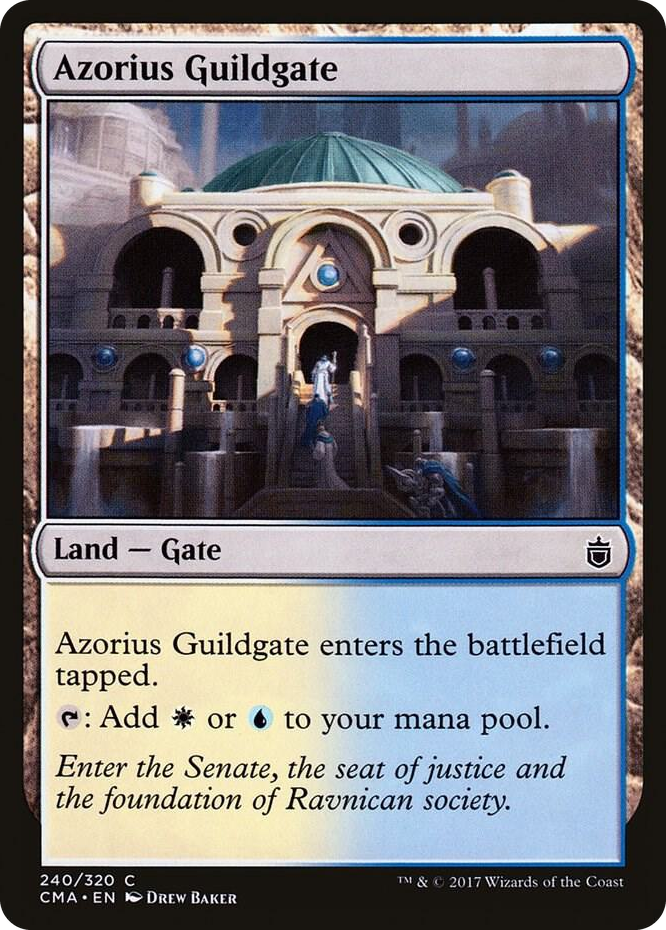 Azorius Guildgate #240 C - Commander Anthology Pokemon card