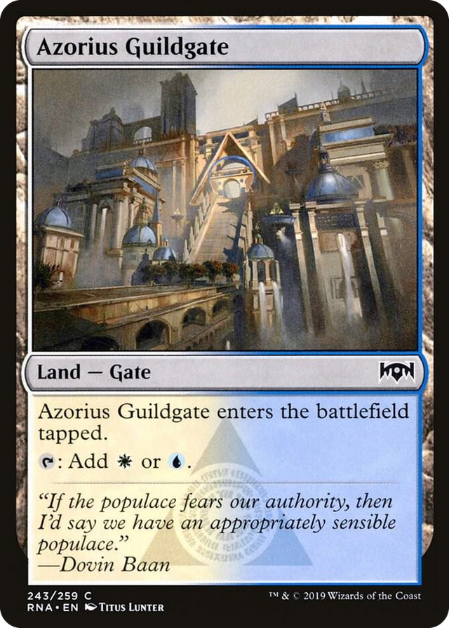 0243 Azorius Guildgate (243) C Ravnica Allegiance
