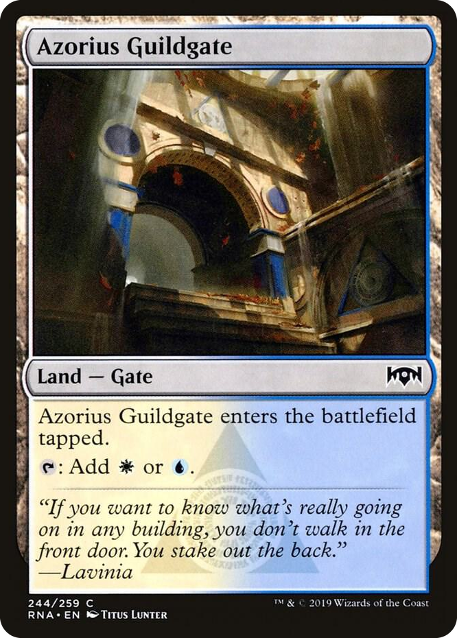 0244 Azorius Guildgate (244) C Ravnica Allegiance