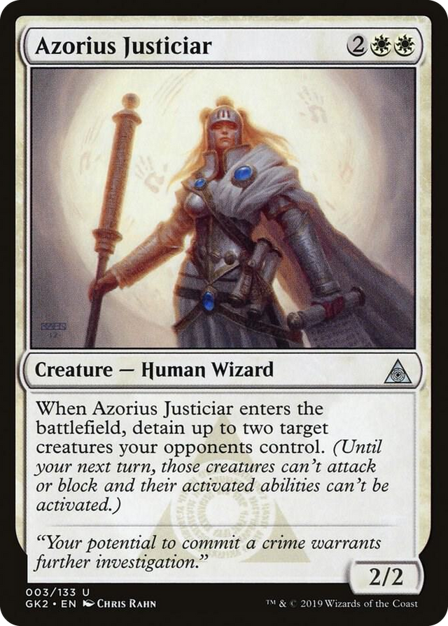 0003 Azorius Justiciar U Ravnica Allegiance: Guild Kits