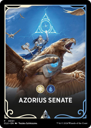 0001 Azorius Senate Theme Card T Ravnica: Clue Edition