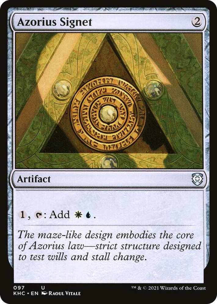 0097 Azorius Signet U Commander: Kaldheim