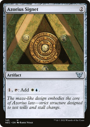 0145 Azorius Signet U Commander: Kamigawa: Neon Dynasty