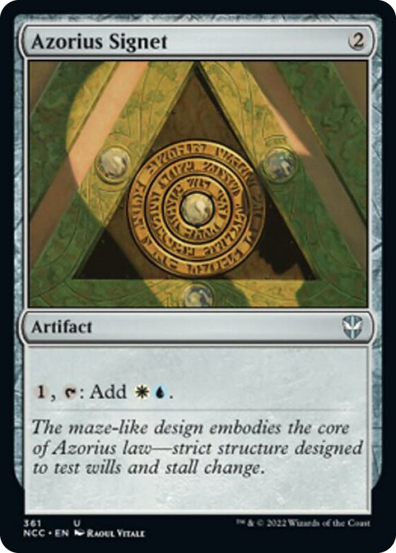 0361 Azorius Signet U Commander: Streets of New Capenna