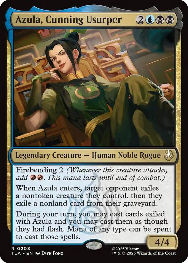 0208 Azula, Cunning Usurper R The Last Airbender