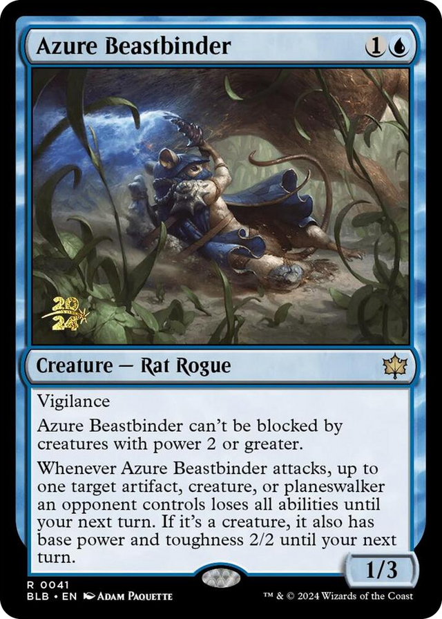 0041 Azure Beastbinder R Prerelease Cards
