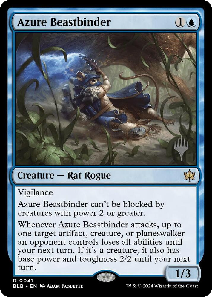 0041 Azure Beastbinder R Promo Pack: Bloomburrow