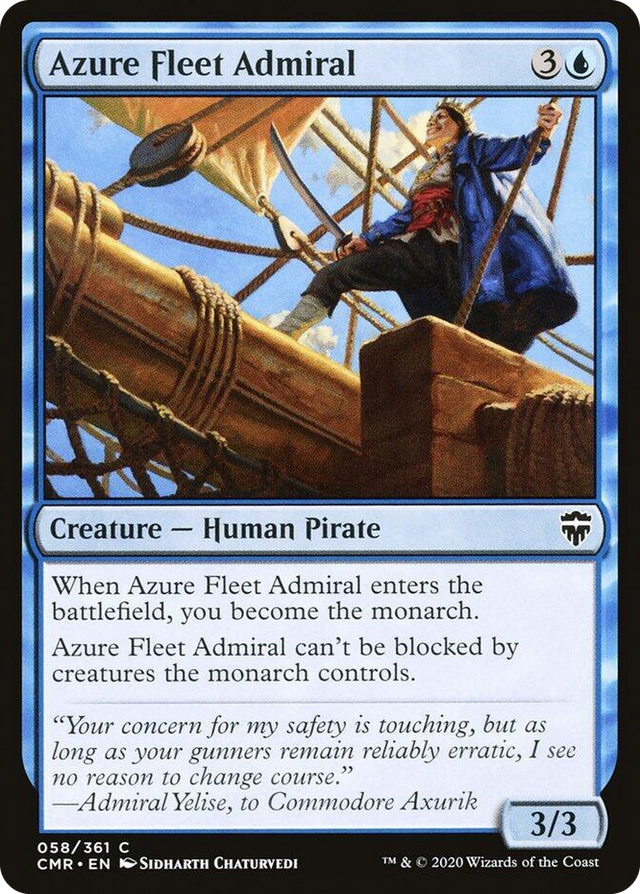 0058 Azure Fleet Admiral C Commander Legends