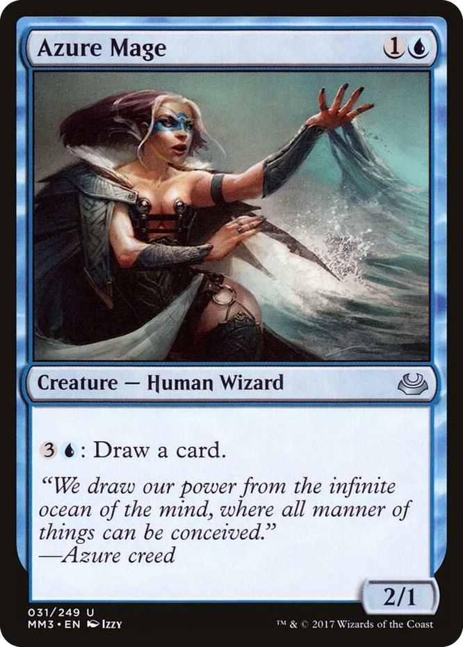 Azure Mage #31 U - Modern Masters 2017 Pokemon card