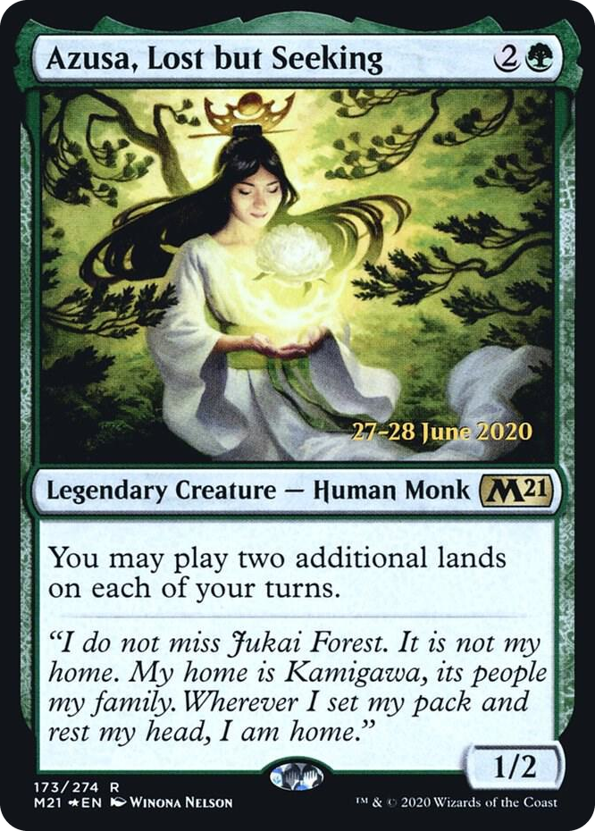 Azusa, Lost but Seeking #173 R - Prerelease Cards Pokemon card