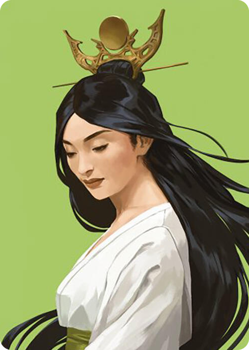 0056 Azusa, Lost but Seeking Art Card S Art Series: Commander Masters