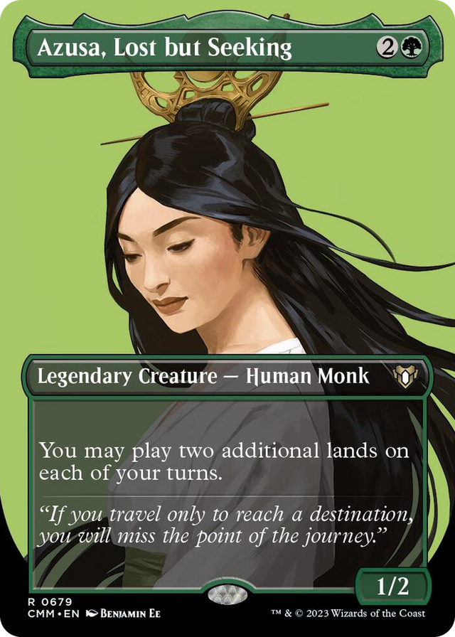 0679 Azusa, Lost but Seeking (Borderless) R Commander Masters