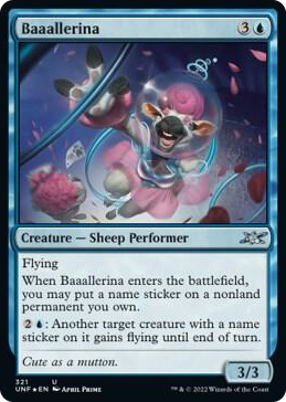 0321 Baaallerina (Galaxy Foil) U Unfinity