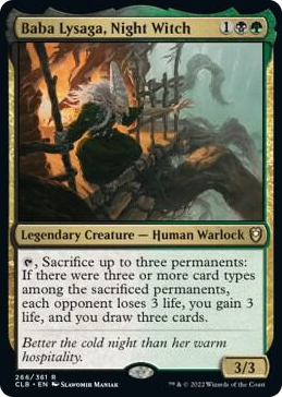 0266 Baba Lysaga, Night Witch R Commander Legends: Battle for Baldur's Gate
