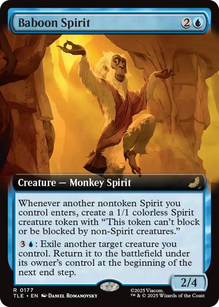 Baboon Spirit (Extended Art) #177 R - The Last Airbender: Eternal-Legal Pokemon card