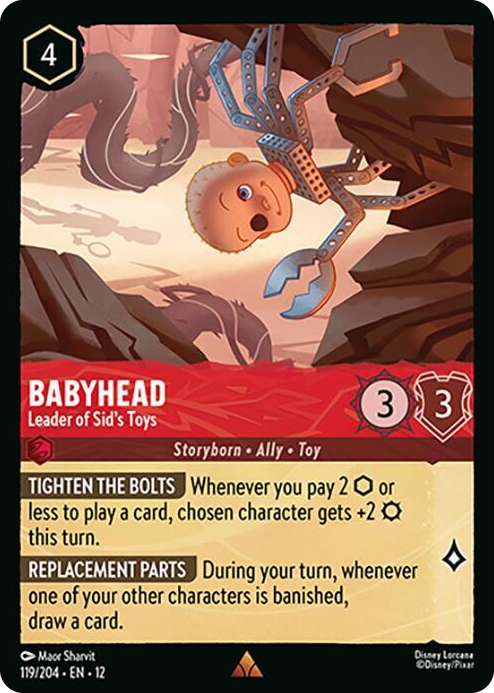 0119 Babyhead - Leader of Sid's Toys Rare Wilds Unknown