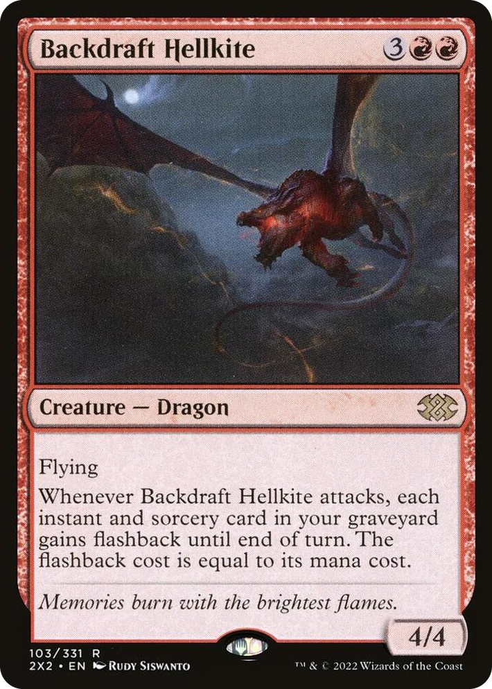 0103 Backdraft Hellkite R Double Masters 2022