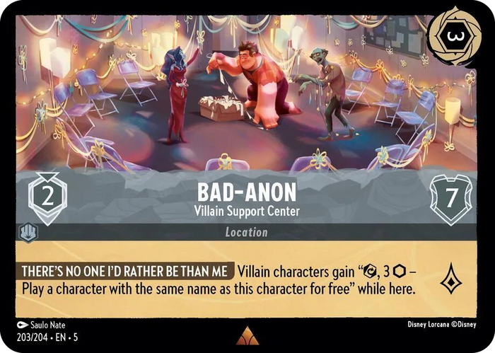 0203 Bad-Anon - Villain Support Center Rare Shimmering Skies