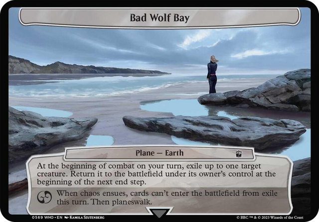 0569 Bad Wolf Bay T Planechase: Universes Beyond: Doctor Who