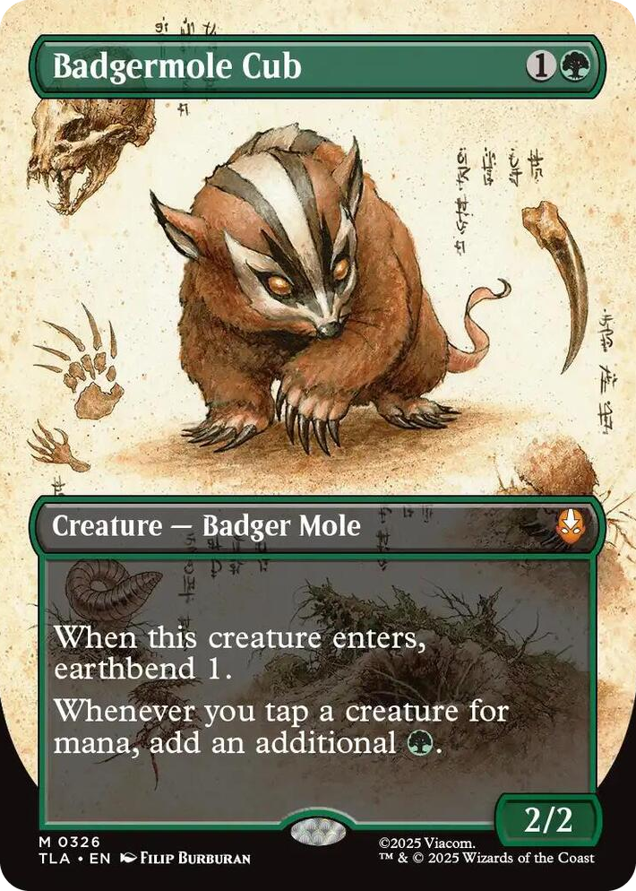 0326 Badgermole Cub (Borderless) M The Last Airbender