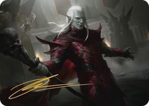 0033 Baeloth Barrityl, Entertainer Art Card (Gold-Stamped Signature) S Art Series: Commander Legends: Battle for Baldur's Gate